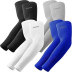 YQXCC Arm Sleeves, Cooling UV Sun Protection Sports Compression Sleeves for Men Women, Golf Basketball Arm Sleeves