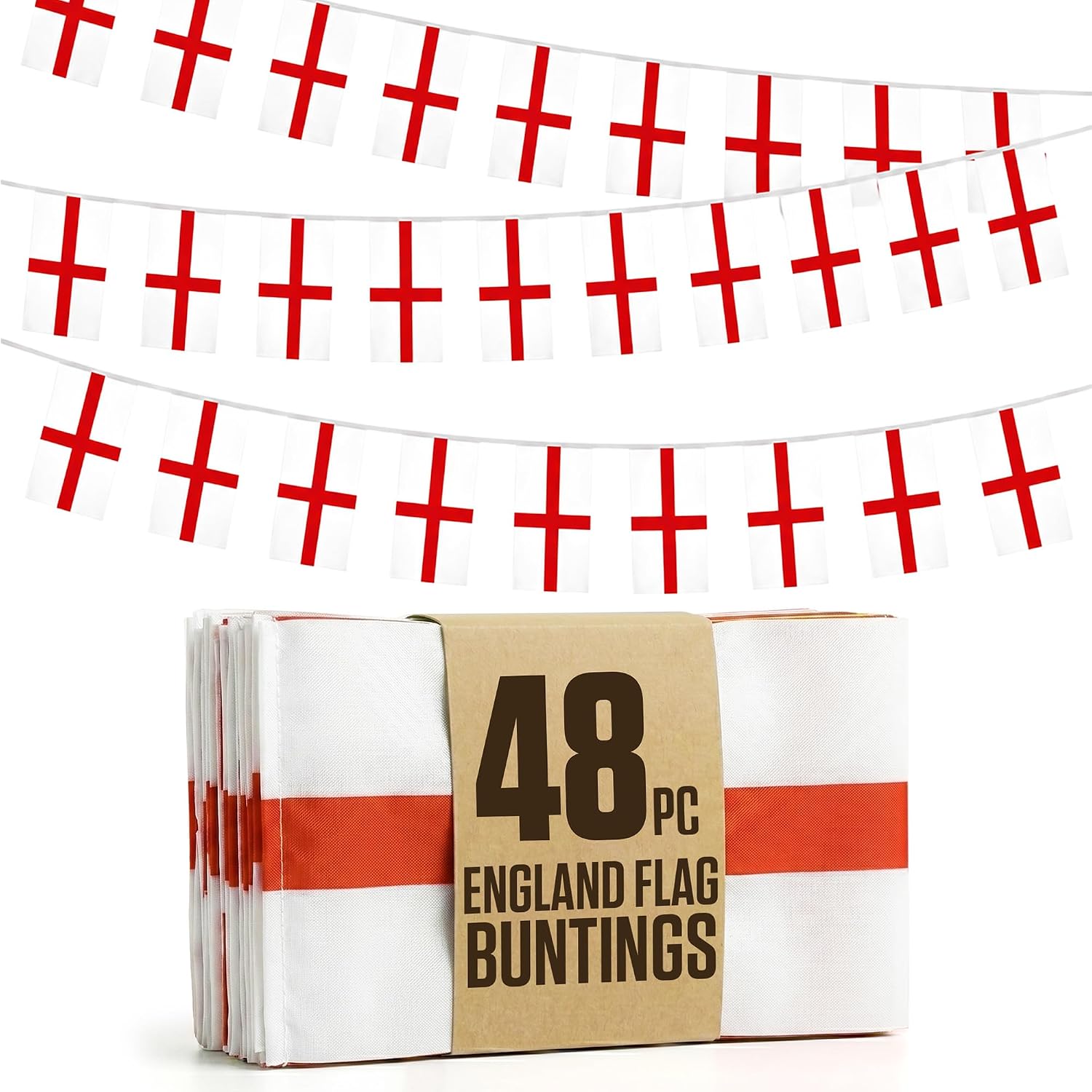 2026 World Cup Flag Bunting String, Double-Sided Polyester Rope 15m - Soccer tournament Bunting Banner for Party Decorations for Tournaments, Garden Streets & Pub Bar