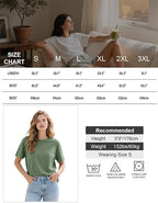 Kinglaman 5 Pack Womens Oversized T Shirts Workout Short Sleeve Summer Tops | Loose fit plus size crew neck tee, Baggy, Casual daily summer wear