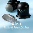 Tako Pore Blackhead Remover Scrub Stick Charcoal & Dead Sea Salt Exfoliator for Blackheads, Whiteheads, Pore Cleansing & Oil Control, 0.8 oz