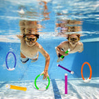 Korlon Tec Underwater Pool Toys for Kids Ages 4-8 8-12, Summer Training Swim Pool Diving Toys Set for Fun Water Games