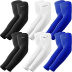 YQXCC Arm Sleeves, Cooling UV Sun Protection Sports Compression Sleeves for Men Women, Golf Basketball Arm Sleeves