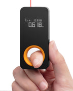 HOTO Pocket-Size Laser Measuring Tool, EDC Gadget Birthday Gift for Men Dad | Keychain-ready Carry Design, 98Ft Laser Tape Measure ±2mm Accuracy, USB-C Rechargeable, OLED Display, Ft/M/in Unit Conversion