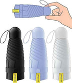 3 Pack Mini Travel Folding Umbrella,UPF 50+ UV Compact Portable Sun | Rainproof & Pocket-Friendly Size, Lightweight to Fit Backpacks, Handbags & Pockets, Perfect for Kids, Women & Men