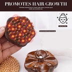 Wooden Scalp Massager for Hair Growth Support, Bamboo Scalp Massager Brush for Head Relaxation, Scalp Stimulation & Hair Oil Distribution, Natural Wooden Massager for Face and Body Care