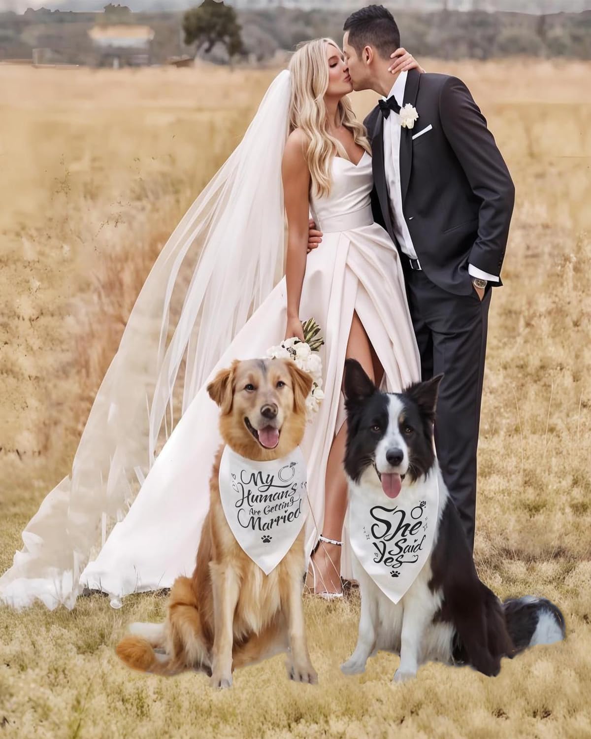 2PCS Christmas Dog Bandanas – Red and Green Plaid with Tassels