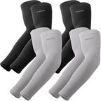 YQXCC Arm Sleeves, Cooling UV Sun Protection Sports Compression Sleeves for Men Women, Golf Basketball Arm Sleeves