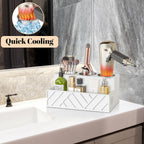 Hair Tool Organizer, Hair Dryer Holder with Drawer, Bathroom Countertop Organizer for Bathroom Accessories, Blow Dryer Organizer for Hair Styling Tools, Vanity Organizer for Bathroom, Vanity, Kitchen