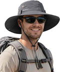 Sun Hats for Men Fishing Hat UPF Protection Wide Brim Bucket Hat | Breathable, Quick-Dry, Water Rapellent, Soft Sweatband, Foldable, Outdoor, Hiking, Beach, Safari, Travel, Summer Hats