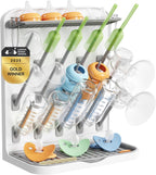 Lifewit Large Baby Bottle Drying Rack, Newborn Essentials Must Haves, Bottle Storage Organizer for Countertop, Cabinet, Rack Dryer Holder for Pacifiers, Pump Parts, Baby Stuff