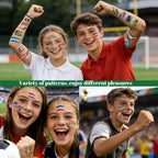 45 Pcs Soccer Tattoos - World Cup Temporary Tattoos for Kids，Adult，Teens，Soccer Party Favors Sports Themed Supplies Fake Tattoo Stickers，World Cup 2026 Merchandise，Kids Goodie Bag Stuffers