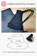 Wide Brim Bucket Hat - UPF50+ Protection Travel Beach Sun Hat with Semi-Rigid Adjustable Foldable Brim