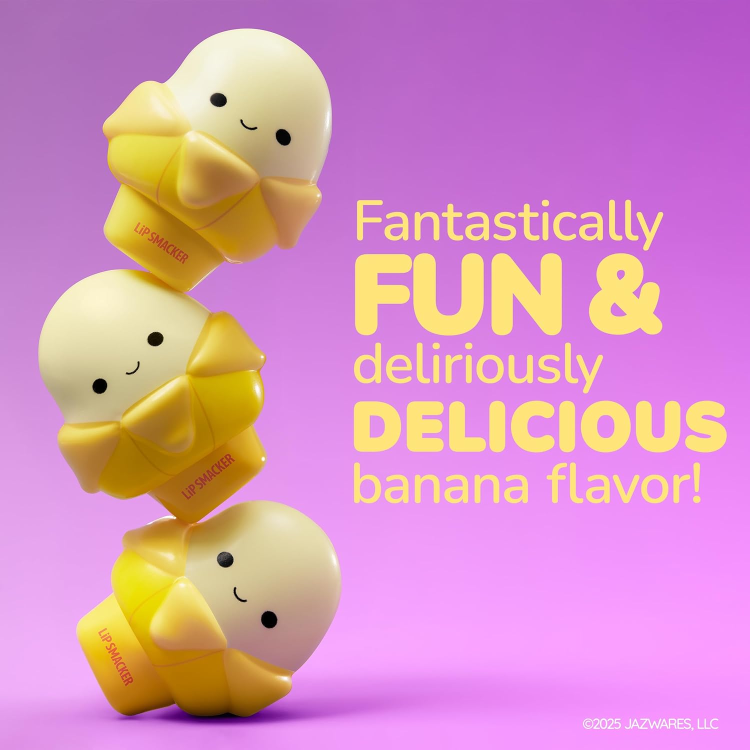 Lip Smacker Squishmallows Moisturizing Lip Balm, Fun Soft Squishy Collectible Top, Hydrates & Smooths