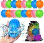 Reusable Water Balloons, Pool Beach Water Toys for Boys and Girls, Summer Toys for Kids Ages 3-12, Magnetic Water Ball for Outdoor Activities