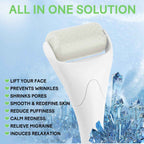 Fronnor Ice Roller for Face,Eyes,Facial Massager Tool,Soothing Skin Care Tool,Cooling Skincare Device for Puffiness,At-Home Spa Gift for Women