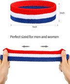 Frienda American Flag Costume Cape, 4th of July 250th Retro 80's USA Sunglasses and Flag Headband for 250th Anniversary