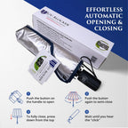 UV-Blocker Sun Umbrella UV Protection Compact - Auto Open/Close - Double Vented Canopy - Wind-resistant Sun Umbrella for Walking