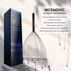 NICEMOVIC 2 Pack Head Scalp Massager, Stocking Stuffers Stress Relief Gifts for Women Men, 20 Fingers Scalp Head Scratcher for Hair Stimulation Body Relaxing
