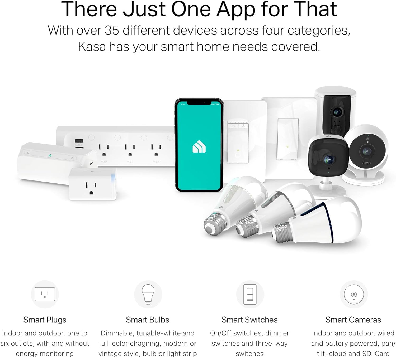 kasa smart Plug Power Strip KP303, Surge Protector with 3 Individually Controlled Smart Outlets and 2 USB Ports, Works with Alexa & Google Home, No Hub Required , White | Surge Protector with 3 Individually Controlled Smart Outlets and 2 USB Ports