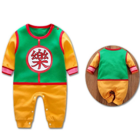 0-18 Months Anime Baby Rompers Newborn Cosplay Costume Infant Akatsuki Nezuko Tanjirou Cotton Clothes Boys Girls Kids Outfit
