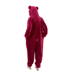 Pink Bear Animal Onesie Halloween Costume for Adults