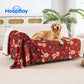 Christmas Blanket for Large Dogs – Waterproof Reversible Couch Cover