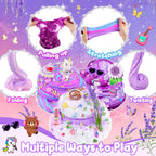 Cloud Slime kit for Girls Ages 8-12, Toys for Girls and Boys, for Kids Slime Set Party kit Goodie Bag Stuffers, 4 5 6 7 8 9 10 Year Old Girl Birthday Gift Cute Stuff