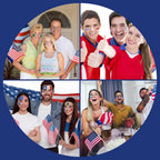 Green Blue White Red Face Painting Kit, 3PCS Patriotic America Mexico Flag 3 Colors Painting with 4PCS Brushes, Soccer Flag Eye Face Body Paint for Sports National Events Soccer Game Makeup Supplies