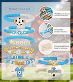 Soccer Cup Soccer Bracelets for Women Men, Stackable Soccer Jewelry Game Day Fan Accessories Gifts for Soccer Fans