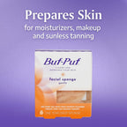 Buf-Puf Gentle Facial Sponge, Dermatologist Developed, Removes Deep Down Dirt & Makeup That Causes Breakouts and Blackheads, Reusable, Exfoliating