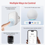 SwitchBot Hub 2 (2nd Gen), Work as a WiFi Thermometer Hygrometer, IR Remote Control, Smart Remote and Light Sensor, Link SwitchBot to Wi-Fi (Support 2.4GHz), Alexa, Google Home, Apple Home Compatible