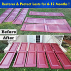 Outdoor Color Restorer 16.5oz Plastic Vinyl Shutter Restorer Faded Sun-Damaged and Oxidized Possessions and Protects from Future Wear