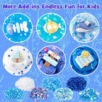 Cloud Slime kit for Girls Ages 8-12, Toys for Girls and Boys, for Kids Slime Set Party kit Goodie Bag Stuffers, 4 5 6 7 8 9 10 Year Old Girl Birthday Gift Cute Stuff