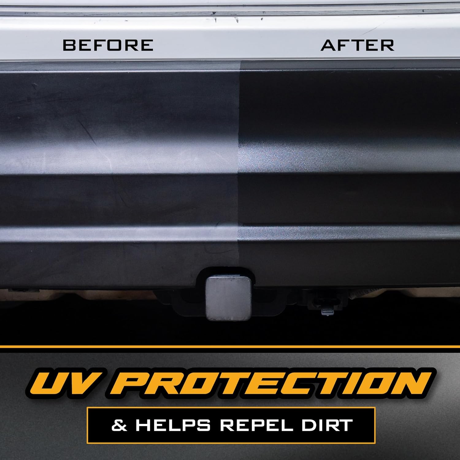 Chemical Guys Black Trim Restorer Gel Kit for Exterior Plastic, Rubber, and Vinyl, Restores Faded Trim with Deep Black Finish, Controlled Gel Application System