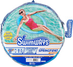 SwimWays Spring Float Premium Papasan Pool Lounger, Inflatable Pool Floats Adult with Fast Inflation for Ages 15 & Up