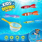 Diving Pool Toys, Bath Toys Set for Kids Shower Ages 3-12, Beach Essentials Water Toy Pool Games Summer Swim Water Dive Sinking Mermaid Toys