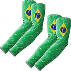 Arm Sleeves, Cooling UV Sun Protection Sports Compression for Men/Women