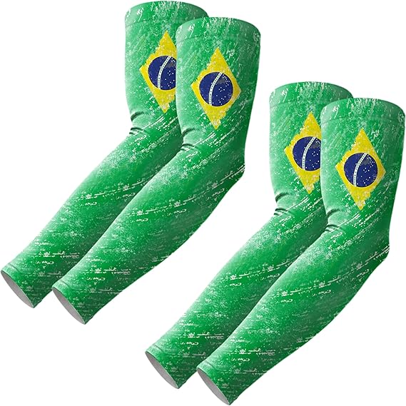 Arm Sleeves, Cooling UV Sun Protection Sports Compression for Men/Women