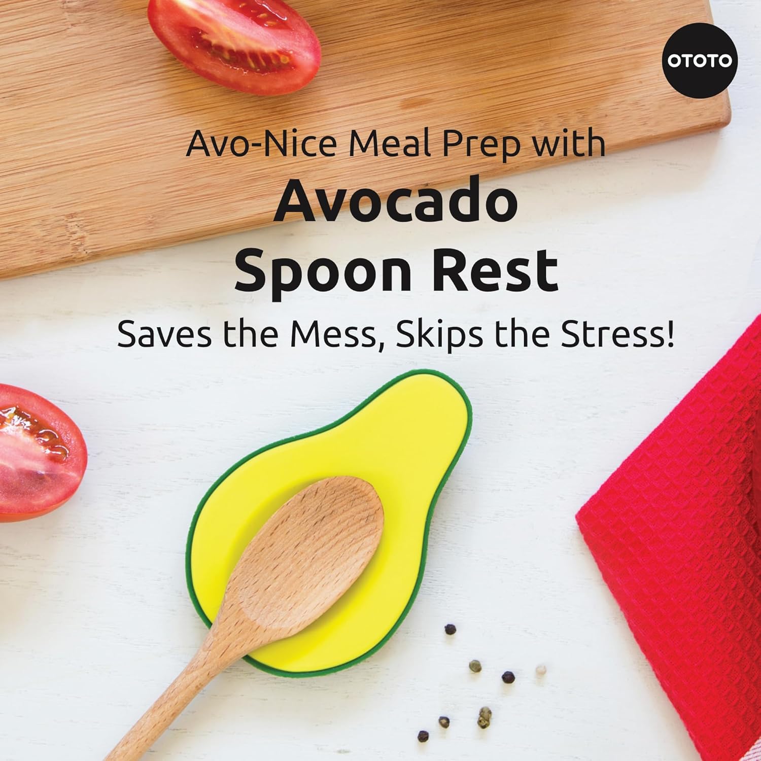 OTOTO Funny Spoon Holder - Spoon Rest for Stove Top - Cooking Gadgets, Gifts, Cute Kitchen Accessories, Funny Gifts, Random Stuff