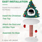 Cat Christmas Tree Tower with Scratching Post & Toys