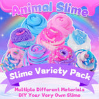 Cloud Slime kit for Girls Ages 8-12, Toys for Girls and Boys, for Kids Slime Set Party kit Goodie Bag Stuffers, 4 5 6 7 8 9 10 Year Old Girl Birthday Gift Cute Stuff