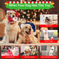 Christmas Dog Toys – 2-Pack Santa & Reindeer Squeaky Plush Set
