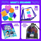 Dan&Darci Pool Gem Hunt Diving Game for Kids - Pools Toys for Kid Ages 6 7 8 9 10 11 12 Year Old - Water Games Swimming Dive Toy - Gifts for Girls, Boy Ages 6-8, 8-12, Summer Fun
