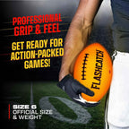 Light Up Football - Glow in the Dark Ball - NO 6 - Boys Gifts - Outdoor Sports, Birthday Gifts for Boys 8-15+ Year Old - Kids Teenage Youth Gift Ideas - Boy Toys Stuff Ages 8 9 10 11 12 13 14 15