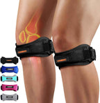 CAMBIVO 2 Pack Patella Tendon Knee Straps, Knee Brace for Women & Men with Extra Straps, Patella Bands for Pain Relief, Osgood Schlatter, Jumper’s Knee, Tendonitis, Running, Basketball, Volleyball