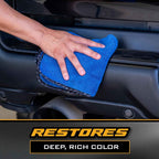 Chemical Guys Black Trim Restorer Gel Kit for Exterior Plastic, Rubber, and Vinyl, Restores Faded Trim with Deep Black Finish, Controlled Gel Application System