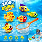 Diving Pool Toys, Bath Toys Set for Kids Shower Ages 3-12, Beach Essentials Water Toy Pool Games Summer Swim Water Dive Sinking Mermaid Toys