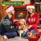 Motsamla Christmas Dog Toy – Plush Squeaky Reindeer with Crinkle Paper