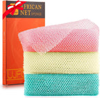 African Bath Sponge African Net Long Net Bath Sponge Exfoliating Shower Body Scrubber Back Scrubber Skin Smoother,Great for Daily Use
