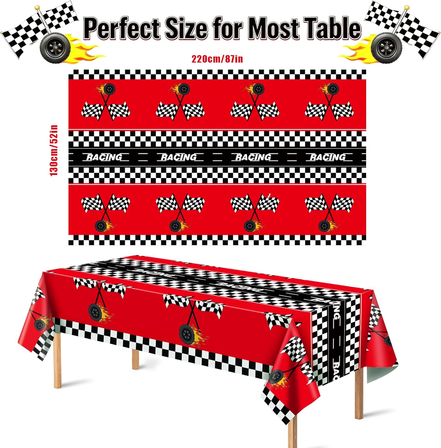 Summer Party Decorations - Summer Decorations for Home - 2 Pack Disposable Plastic Tablecloth | Floral Tablecloth for Mothers Day Wildflower Butterfly Birthday Garden Party Decorations